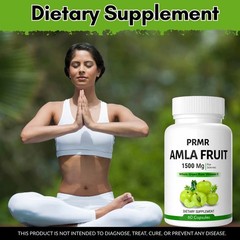 (2 pcs) PRMR Amla Fruit 1500mg Dietary Supplement Capsules Herbal Formula 120 Ct