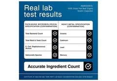 Ultimate 100% Grass Fed Beef Organs Supplement Supports 180 Count (Pack of 1)