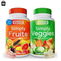 -Friendly 42 Fruit & Vegetable Capsules for Digestive and Immune Health