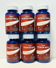 Premium Maca Root Extract Capsules – 60 ct – Lot of 6 Bottles – Exp 06/2027