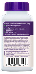 Natrol Melatonin 5mg Fast Dissolve 250 Tablets Strawberry Sleep Support