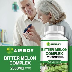 Bitter Melon Complex 2500mg -Reduces Blood Sugar, Weight Loss, Enhances Immunity