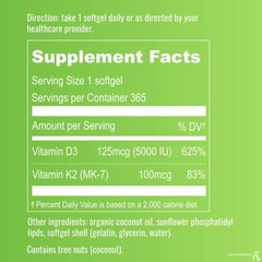 Liposomal D3 & K2 MK-7, Advanced Absorption for Optimal Bone and Immune Healt…