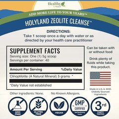Natural Micronized Zeolite Detox Powder (200g) – Supports Wellness & Cleansing