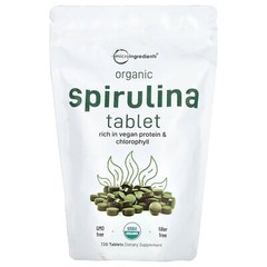 Organic Spirulina Tablet, 720 Tablets