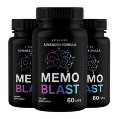 (2 pack) Memo Blast Capsules – MemoBlast Brain and Memory Support Formula 60ct