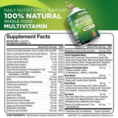 Nutrivein Whole Food Multivitamin – Complete Daily Vitamins For Men and Women