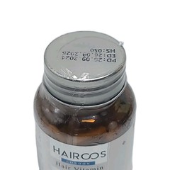 Hair Vitamin With SAW PALMETTO & KERATIN • ALL HAIR TYPES • 60 TABLETS • 09/26