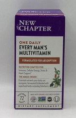 New Chapter Every Man’s One Daily Multivitamin Supplement 72CT “CHOOSE EXP DATE”