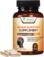 Brain Booster Nootropic Supplement 1000mg Support Focus Energy Memory & Clarity
