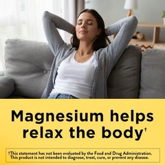 Nature Made Magnesium Oxide 250 mg Tablets,Supports Muscle Relaxation,300 Count.