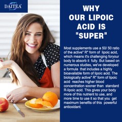 R Lipoic Acid Capsules Cellular Keep Energy Flowing Antioxidant Stress 120 CT