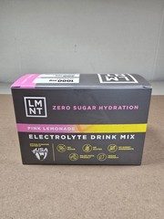 Exp 01/28 LMNT Electrolytes PINK LEMONADE 30 Pack Sugar Free Limited Edition New