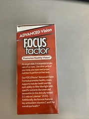 Focus Factor Advanced Vision Eye Health 60 Capsules EXP 08/2025