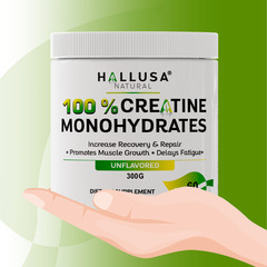 CREATINE Monohydrate Powder – Muscle Development, Enhanced Strength – 60 Serving