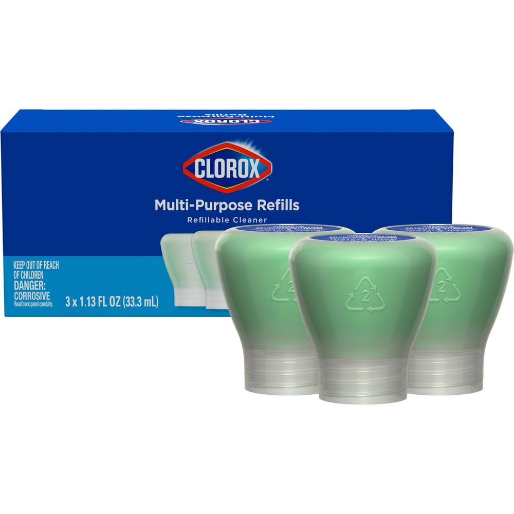 CLOROX Multi-Purpose Spray Refill 48/3×1.125fo Bcap eCom 3.38 Fl Oz (Pack of 1)
