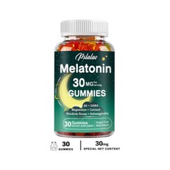 Melatonin 30mg – Regulate Sleep Cycle,Relieve Stress & Anxiety- with Ashwagandha