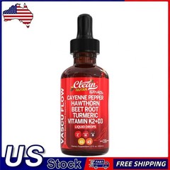 Cayenne Pepper Formula Liquid Drops + Hawthorn Berry Vitamin D3 K2，Turmeric