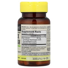 Black Cohosh, Standardized Extract, 60 Capsules