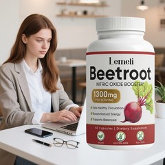 1300mg, Beetroot – Lemeli Lemeli Beet Root Supplement 60 Capsules