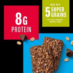 Breakfast Protein Bars, Dark Chocolate Cocoa, Healthy Snacks, Gluten Free, 8g…
