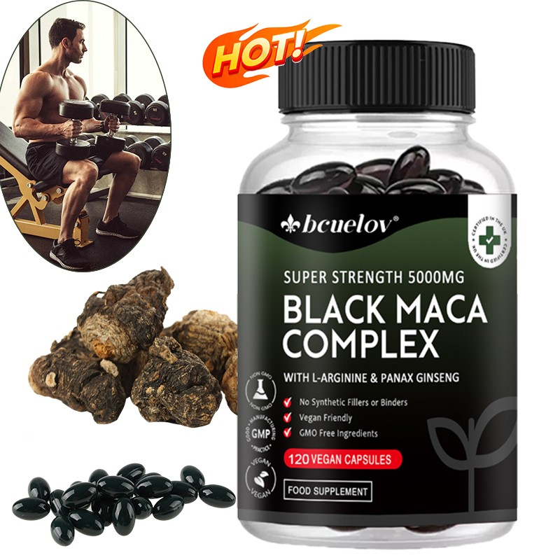 Black Maca Complex Capsules -Enhance endurance,power and vitality,immune support