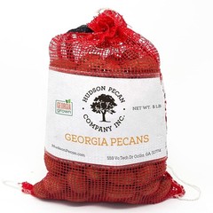 HUDSON PECAN: Georgia Grown Pecans, Classic 5 Pound (Pack of 1), Brown