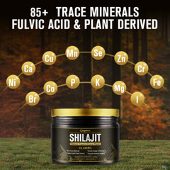 Himalayan Pure 100% Shilajit, Soft Resin, Organic, Extremely Potent, Fulvic Acid
