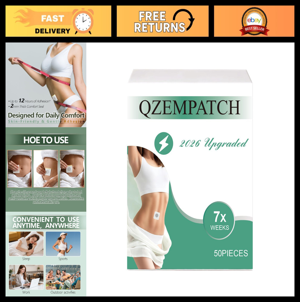 Comfortable Body Patch for All-Day Support – 50 Pcs, Unisex, Gentle & Effective
