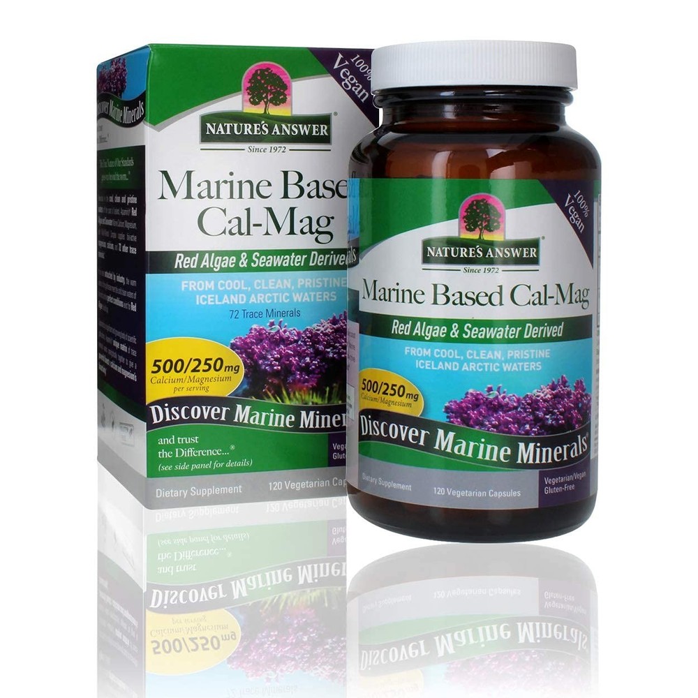 Nature’S Answer Natures Answer Calcium Magnesium Capsules 120 Count – Daily