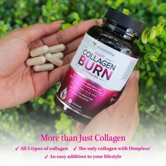 Multi Collagen Burn: Hydrolyzed Protein Peptides, Hyaluronic Acid, Type I,II,III