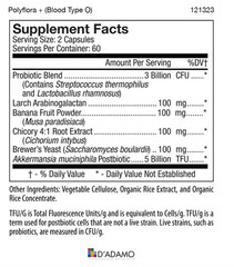 D’Adamo Polyflora® + O, Multi-Function Probiotic Formula, 120 VeggieCaps
