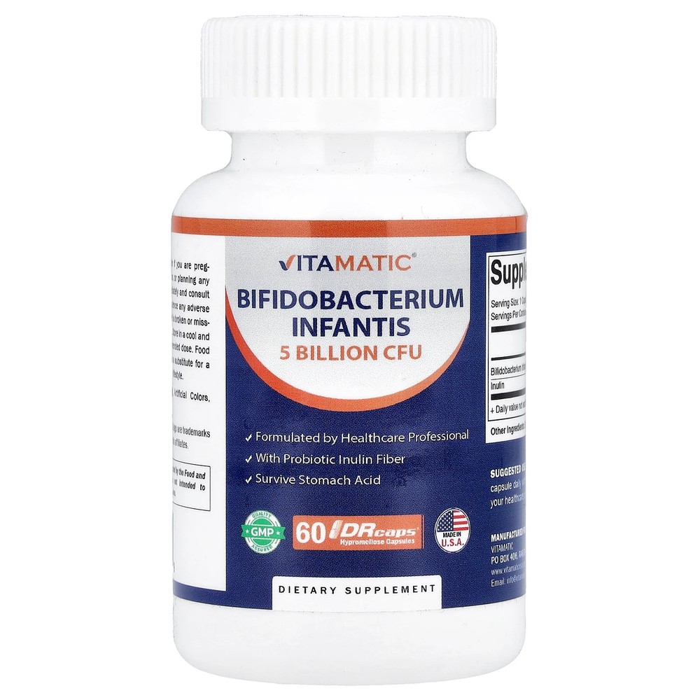 Bifidobacterium Infantis, 60 DRcaps® Hypromellose Capsules