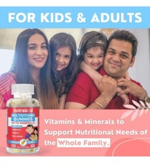 Nutrabud Multivitamin Gummies for Kids, Men, Women, Adults | No Added Sugar |…