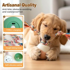 2026 New Interactive Dog Toys,Automatic Moving Interactive Cat Toy with 3 Speed