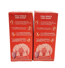 Centrum Menopause Support + Clear Mind & Calm Mood Supplement 30 Tablets 3/26 X2