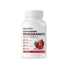 Pomegranate Extract 700mg Per Serving 30-120 Vegetable Capsules Gluten-Free