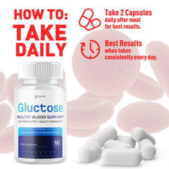 (3 Pack) Gluctose Blood Pills Advanced Max Support Gluctose Fomula 180 Capsules
