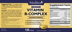 Vitamin B Complex Supplement – Super B Vitamin, Immune Boost, Metabolism, Energy