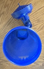 Smartshake Lite Series Shaker Bottle with Screw-on Flip-top Lid, 27 Oz, Blue