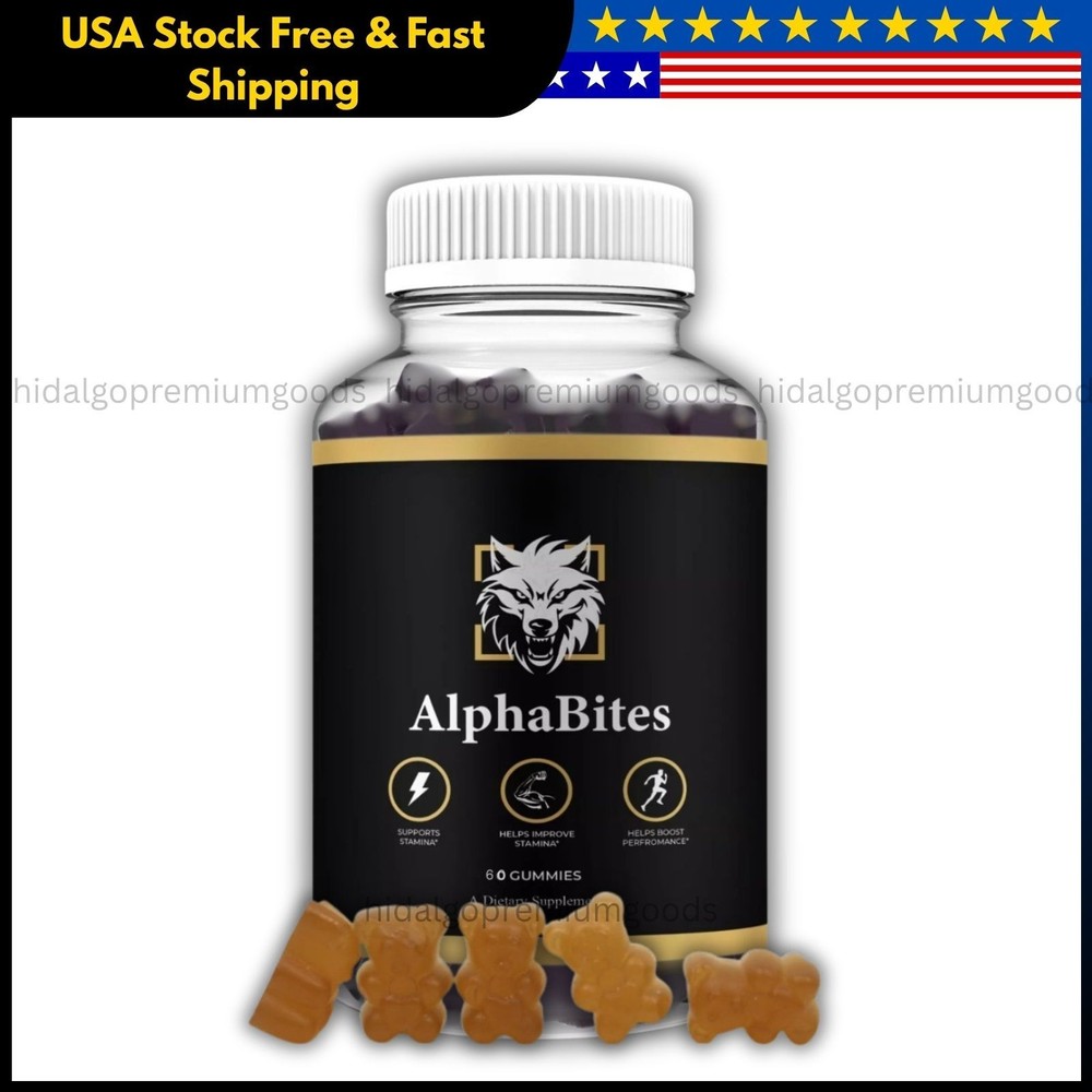 Bites Alpha Gummies AlphaBites Max Performance Gummy (2 Month Supply) 60 Gummies
