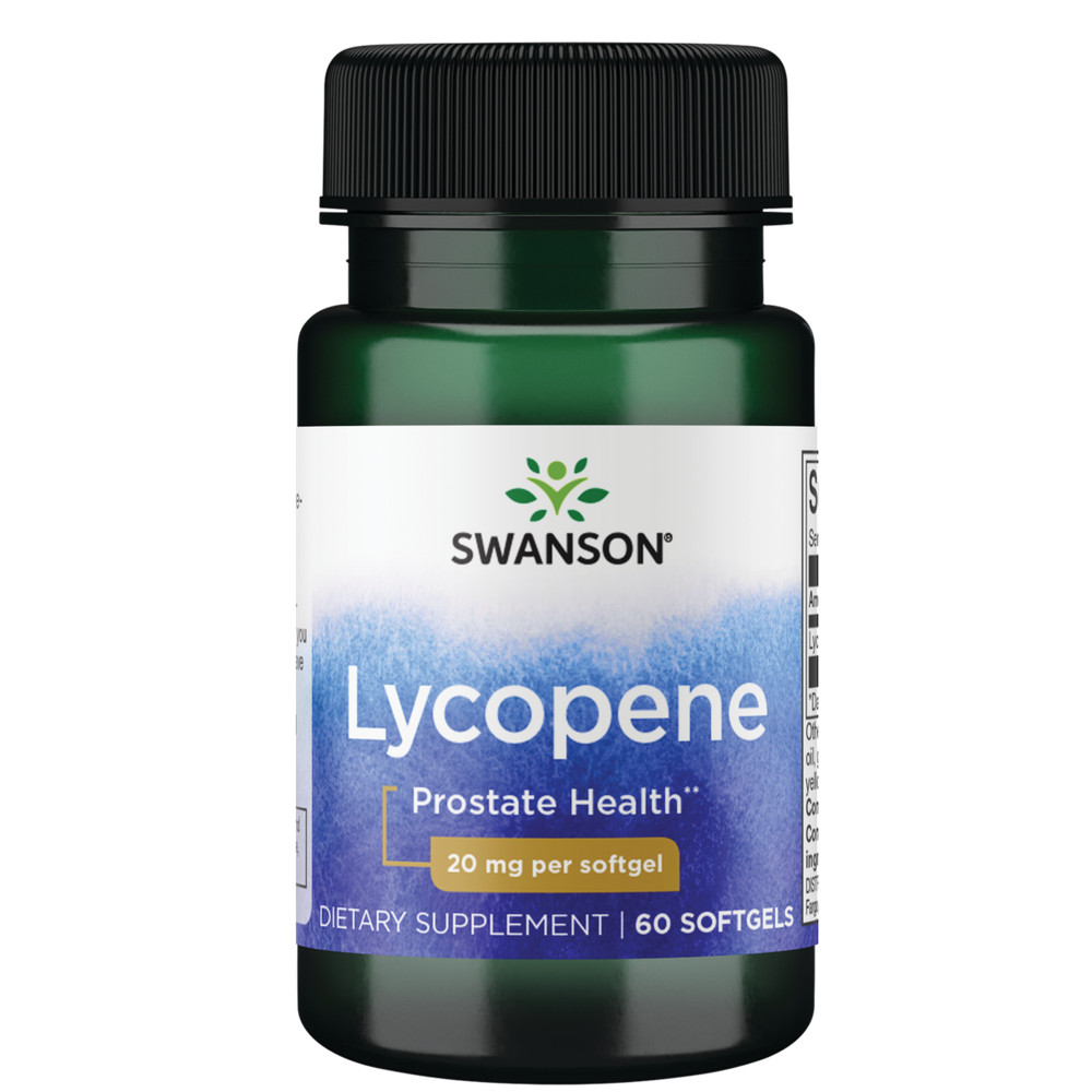 Swanson Dietary Supplements Lycopene 20 mg Softgel 60ct