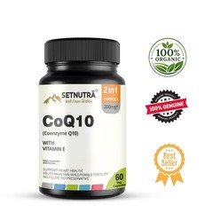 CoQ10 200mg with Vitamin E Heart Energy Antioxidant Caps