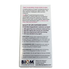 VagiBiom Lactobacillus Suppository Microbiome Flora Balance Odor Control 12/2027