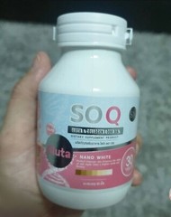 3x30Tablets SOQ Gluta Collagen 1000 mg Anti Aging Whitening Reduces Dark Spots