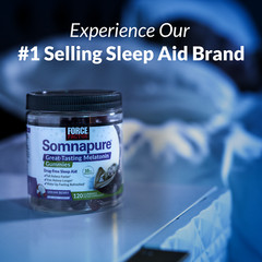 Force Factor Somnapure Melatonin 3mg Natural Sleep Aid