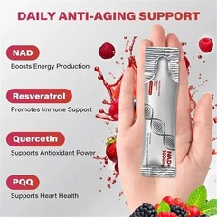 NR1000 – NAD+*Berry Flavor Drink Mix For Skin Aging Support Energy Focus 30 Pack