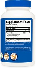 Nutricost Polypodium Leucotomos Extract (5,000mg Equivalent) 240 Capsules
