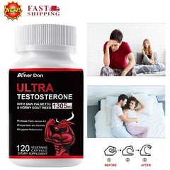 Testosterone Booster For Men Testosteron Estrogen Blocker Test Boost 60 Capsules
