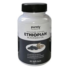 Ethiopian Black Seed Oil Softgels 100% Pure pure – Enhanced Formula